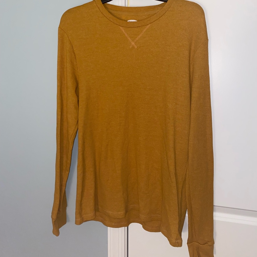 Old Navy thermal yellow long sleeve